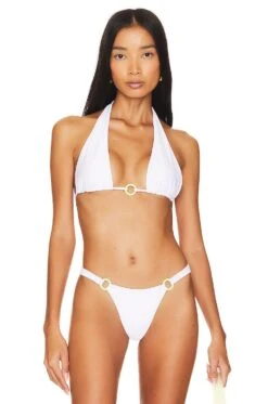 Camila Coelho Risa Top White