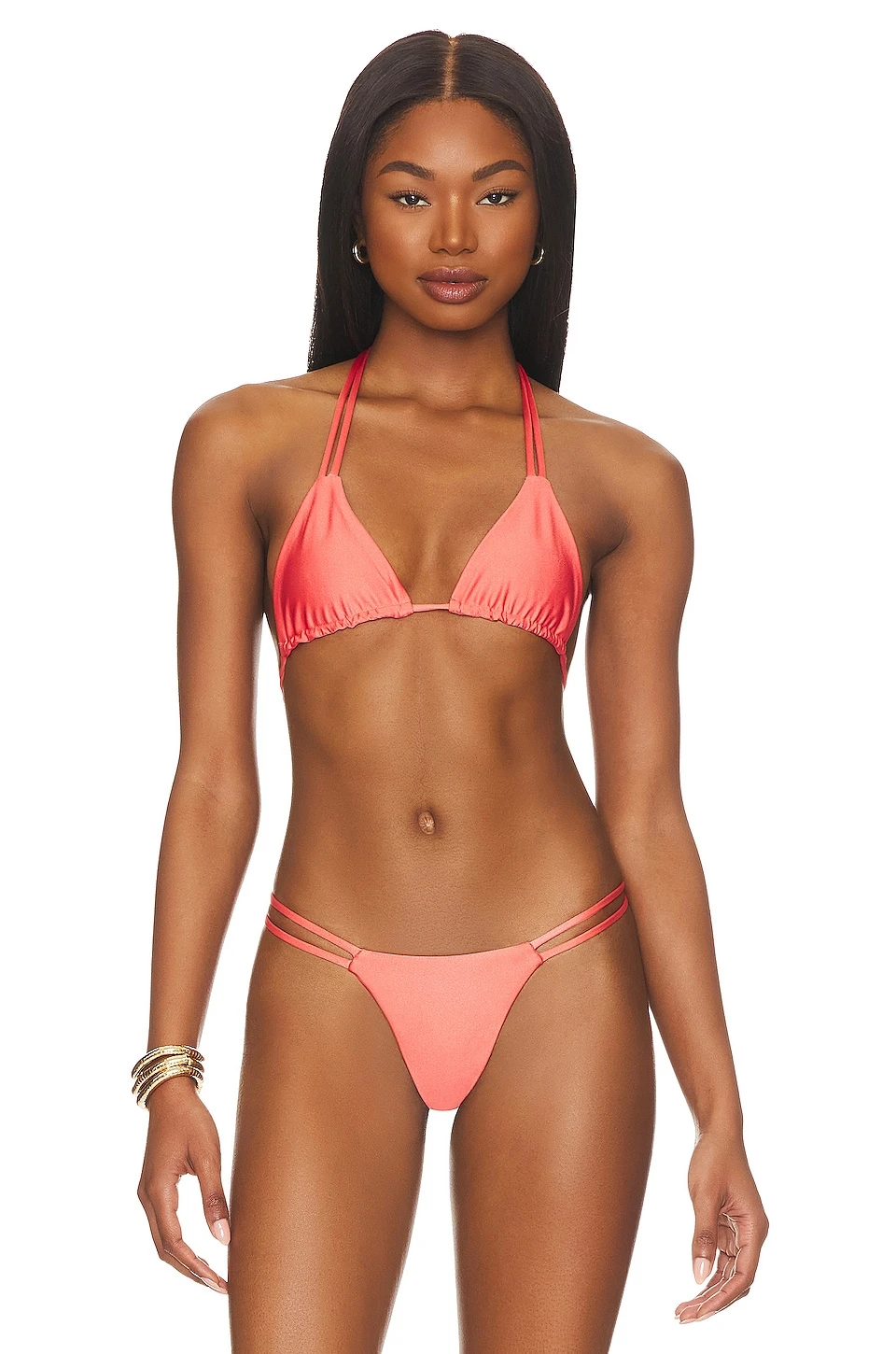 Camila Coelho Indira Top Coral Blush 4 Camila Coelho Indira Top Coral Blush - Image 2