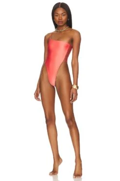 Camila Coelho Indira One Piece Coral Blush