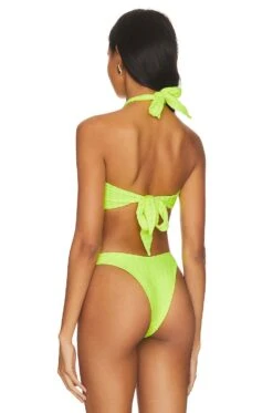 Camila Coelho Sintia Top Neon Yellow -Camila coelho Sales COEL WX249 V3
