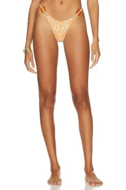 Camila Coelho Rita Bottom Orange Floral