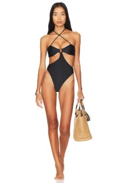 Camila Coelho Celina One Piece Black 8 Camila Coelho Celina One Piece Black -Camila coelho Sales COEL WX257 V2