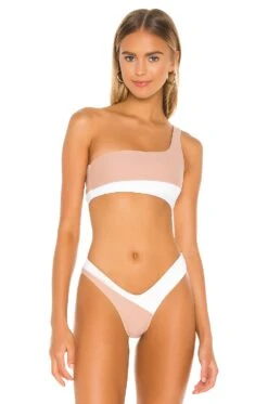 Camila Coelho Rumba Top White & Nude