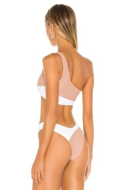 Camila Coelho Rumba Top White & Nude -Camila coelho Sales COEL WX29 V3