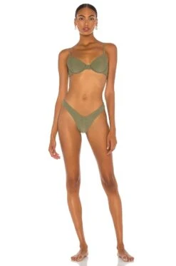 Camila Coelho Harbor Bottom Olive Green -Camila coelho Sales COEL WX45 V4