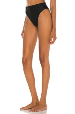 Camila Coelho Andres High Waist Bottom Black & Nude -Camila coelho Sales COEL WX47 V3