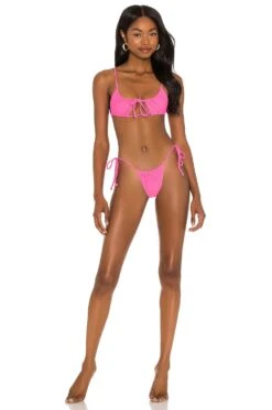 Camila Coelho Aline Bottom Pop Pink -Camila coelho Sales COEL WX74 V4